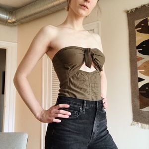 Free People knotted tube top